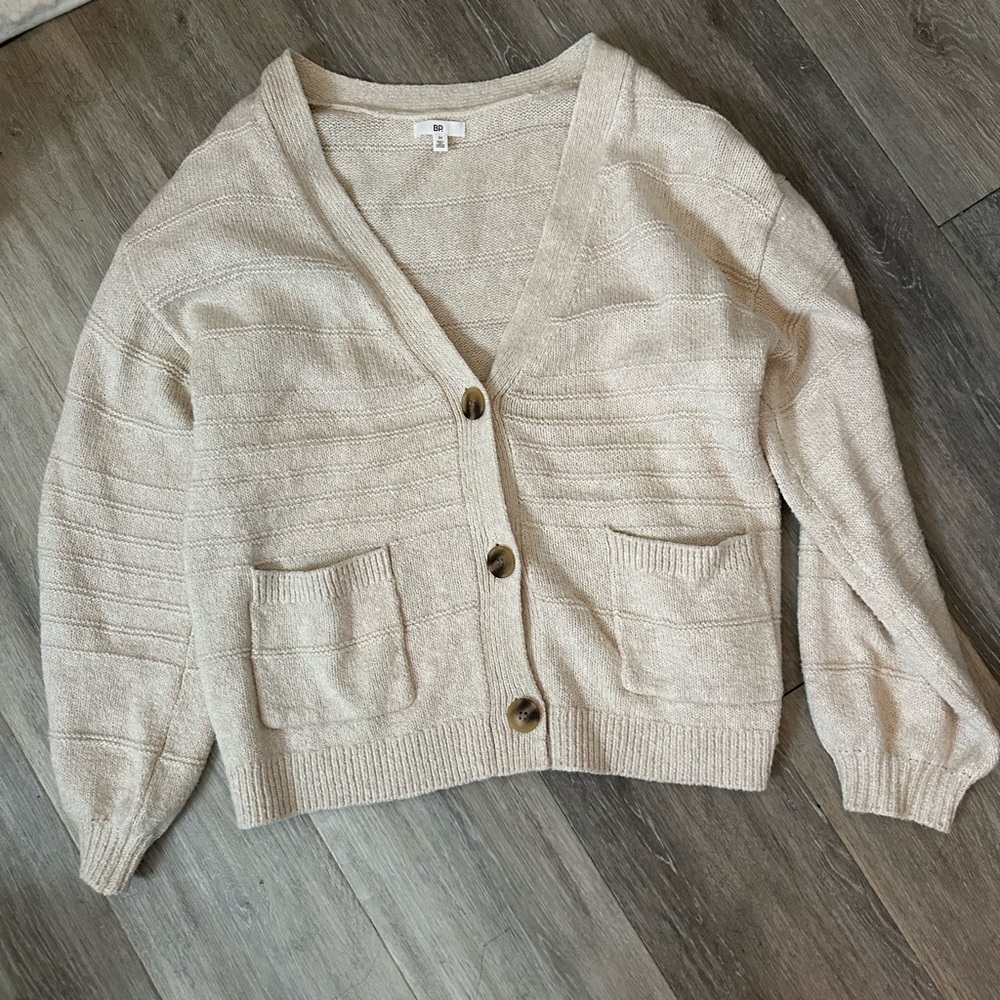 BP Cream cardigan